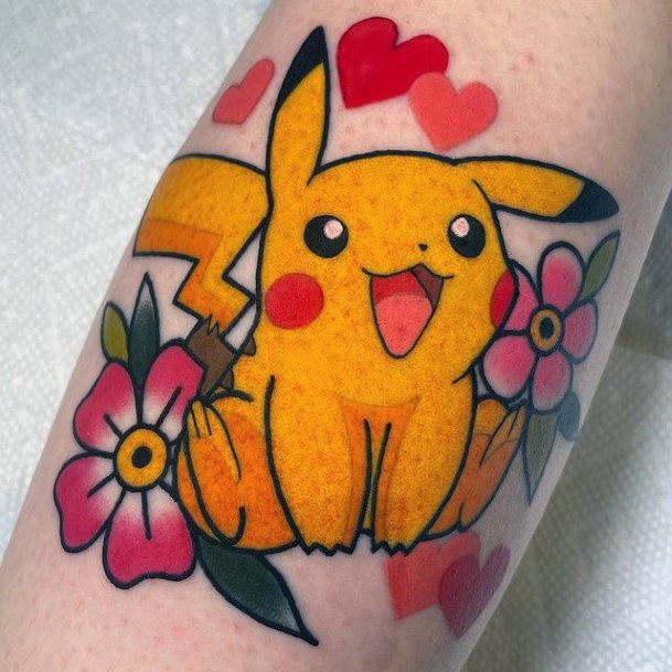 Females Pikachu Tattoos