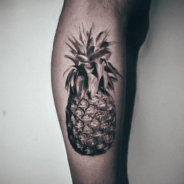 Females Pineapple Tattoos