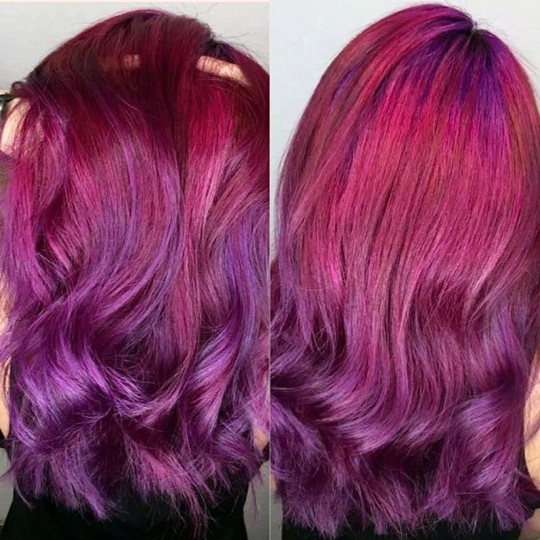 Females Pink Hairstyles