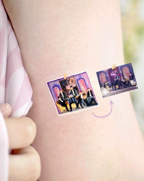 Females Polaroid Tattoos