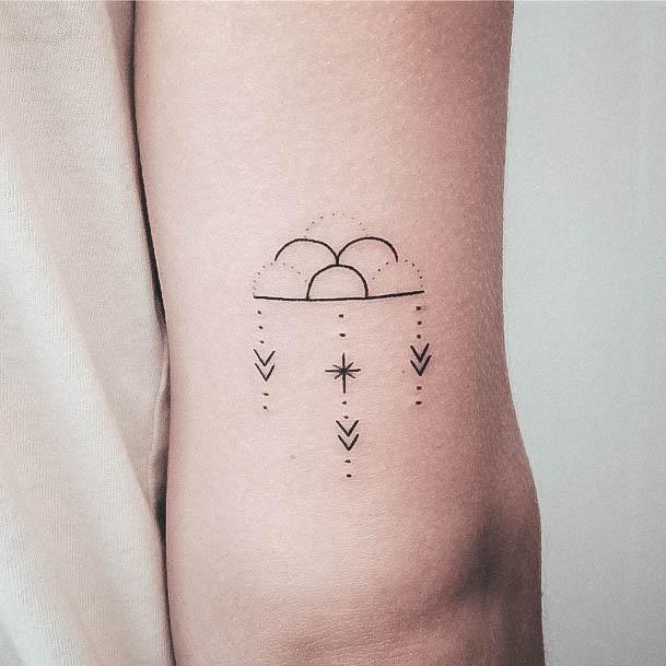 Females Rain Tattoos