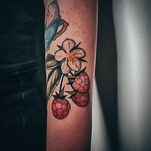 Females Raspberry Tattoos