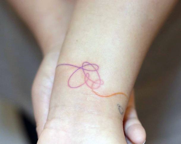 Females Scribble Tattoos