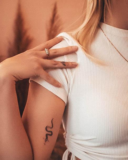 Females Small Arm Tattoos