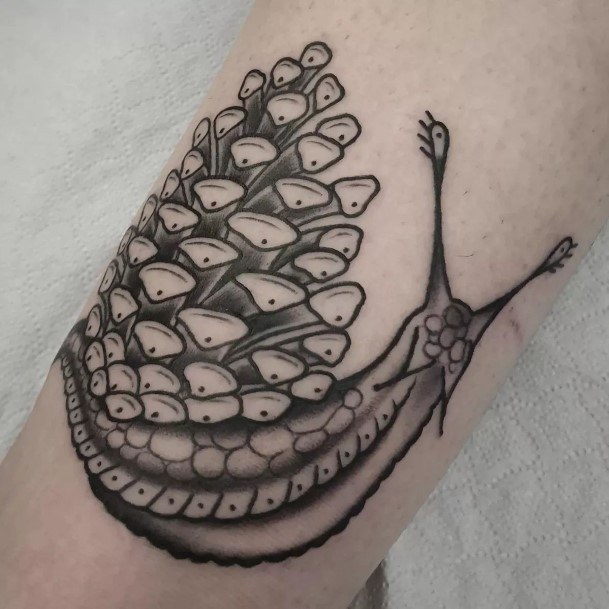 Females Snail Tattoos