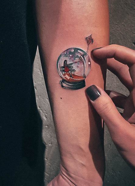 Females Snowglobe Tattoos