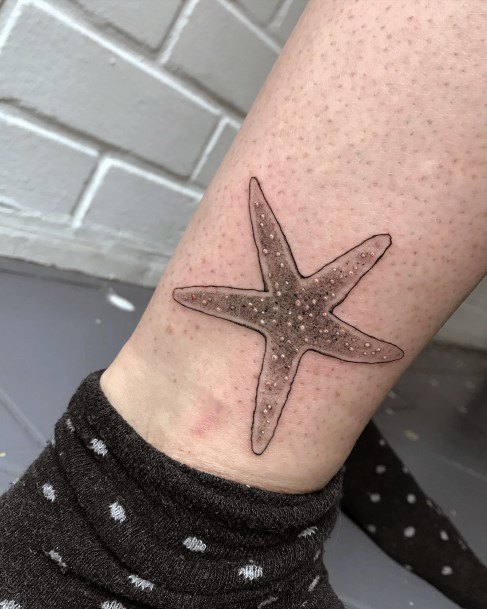 Females Starfish Tattoos