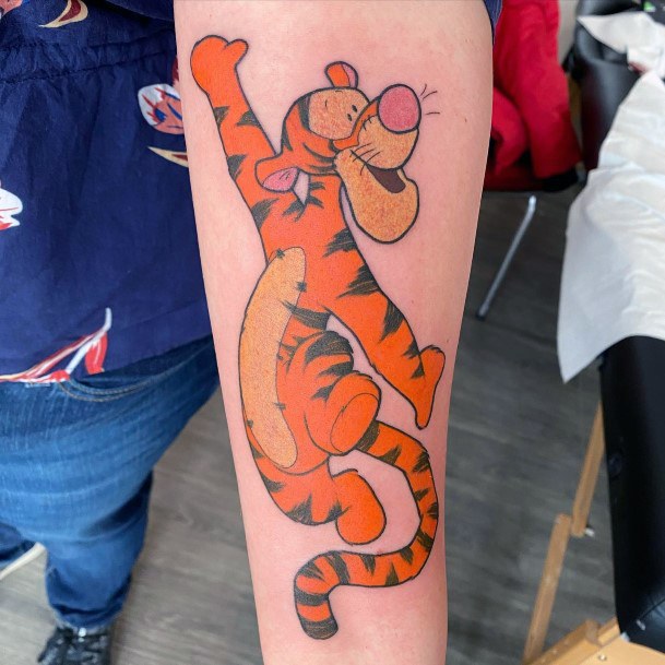 Females Tigger Tattoos