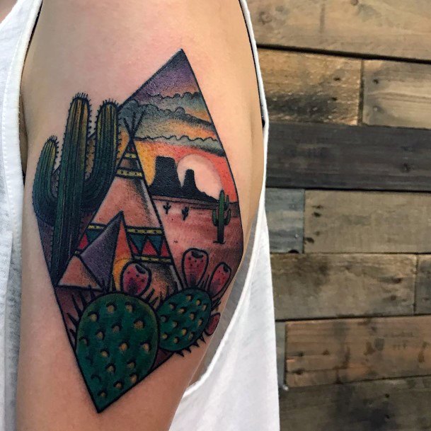 Females Tipi Tattoos