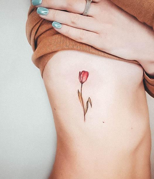 Females Tulip Tattoos