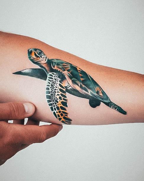 Females Turtle Tattoos