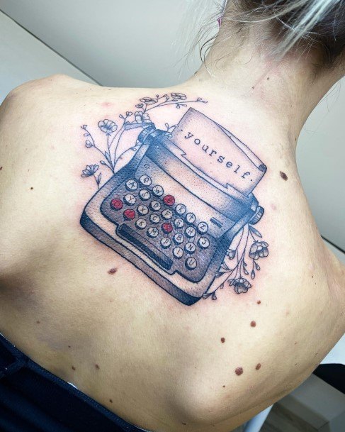 Females Typewriter Tattoos