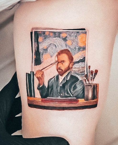 Females Van Gogh Tattoos