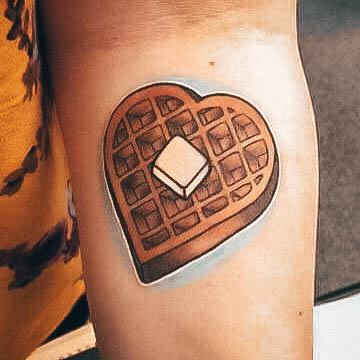 Females Waffle Tattoos