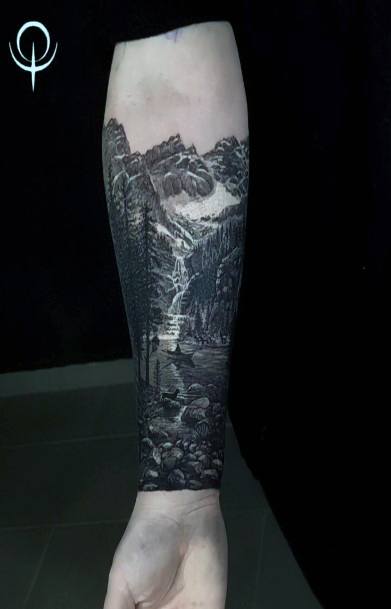 Females Waterfall Tattoos