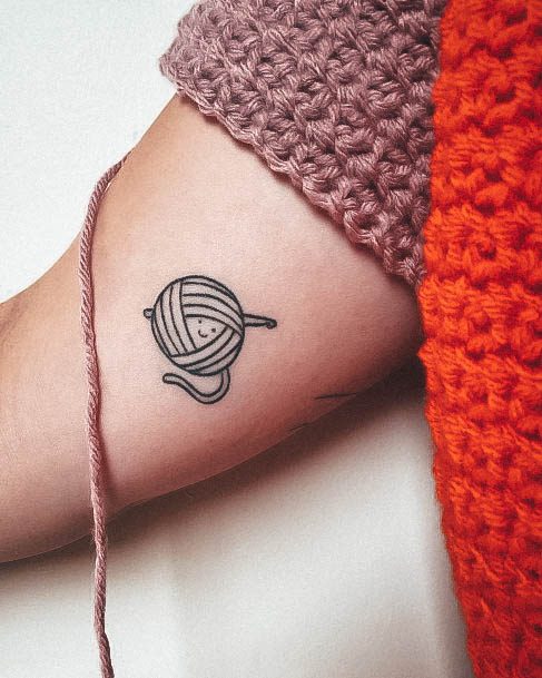 Females Yarn Tattoos