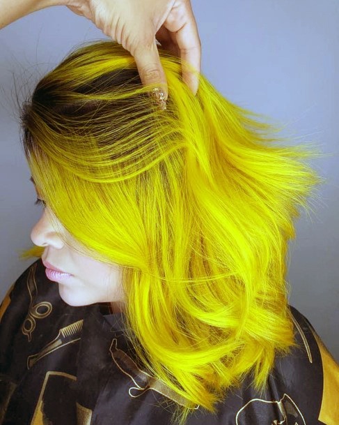 Females Yellow Hairstyles