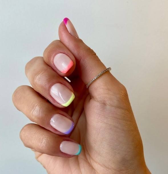 Females Yellow Square Nails