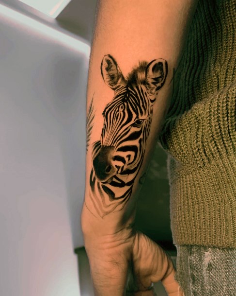 Females Zebra Tattoos