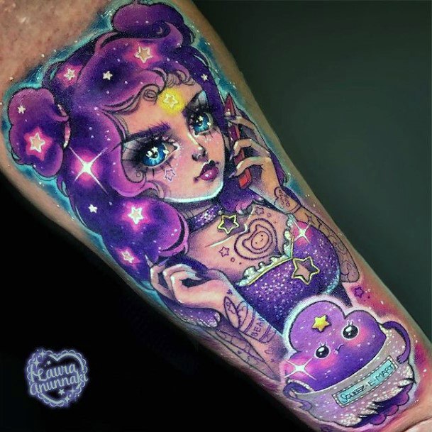 Feminine Adventure Time Tattoos Women