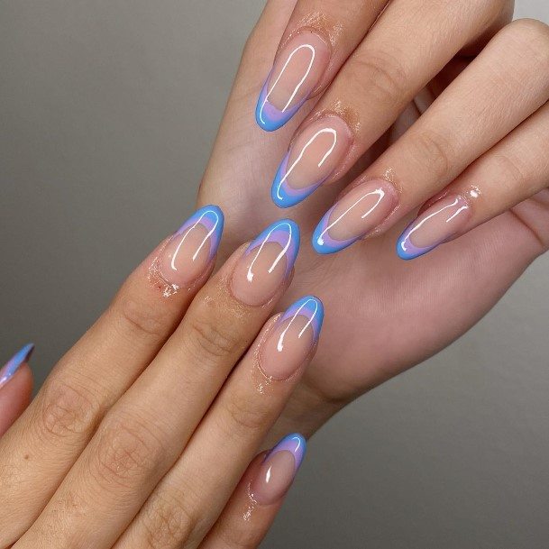 Feminine Almond French Nail Designs For Women