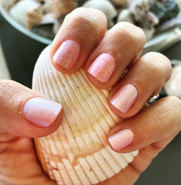 Feminine Beach Nail Designs For Women