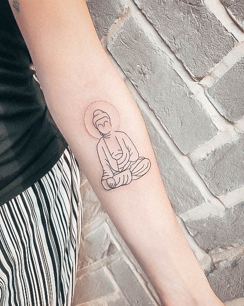 Feminine Buddha Tattoo Designs For Women