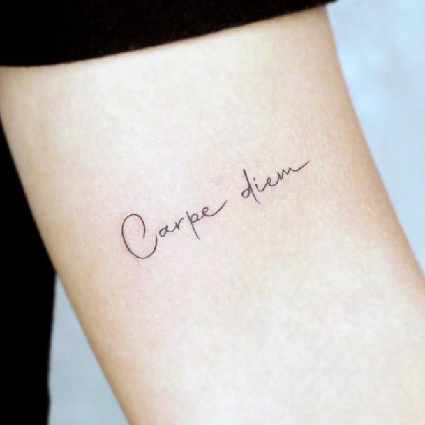 Carpe Diem Temporary Tattoo (Set of 3)