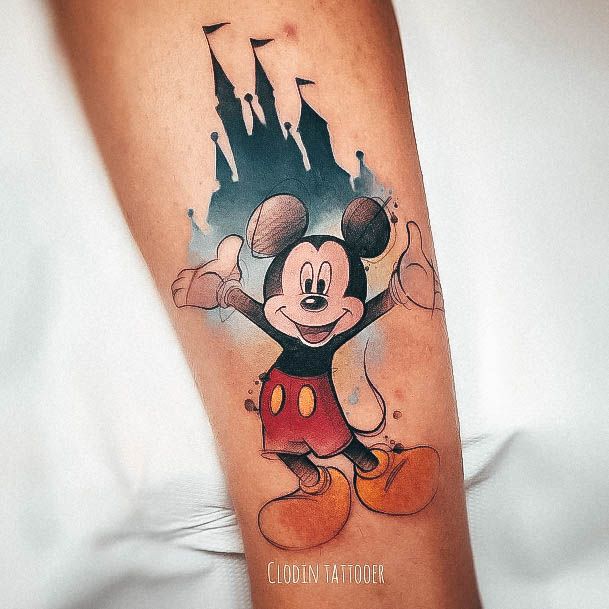 Feminine Cartoon Tattoos Women