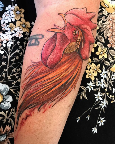 Feminine Chicken Tattoos Women