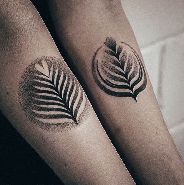 Feminine Coffee Tattoo Designs For Women