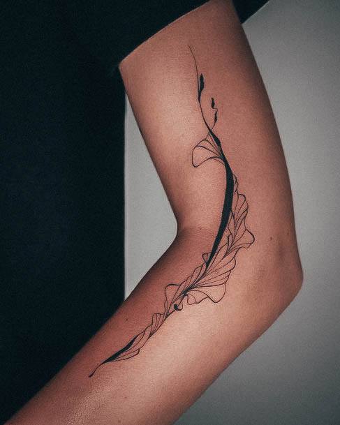 Feminine Coral Tattoo Designs For Women