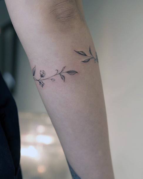 Feminine Cotton Tattoo Designs For Women