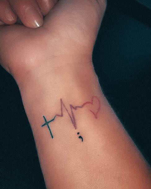 Feminine Faith Hope Love Tattoo Designs For Women