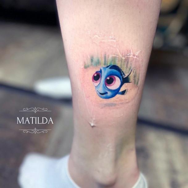 Feminine Finding Nemo Tattoo Designs For Women