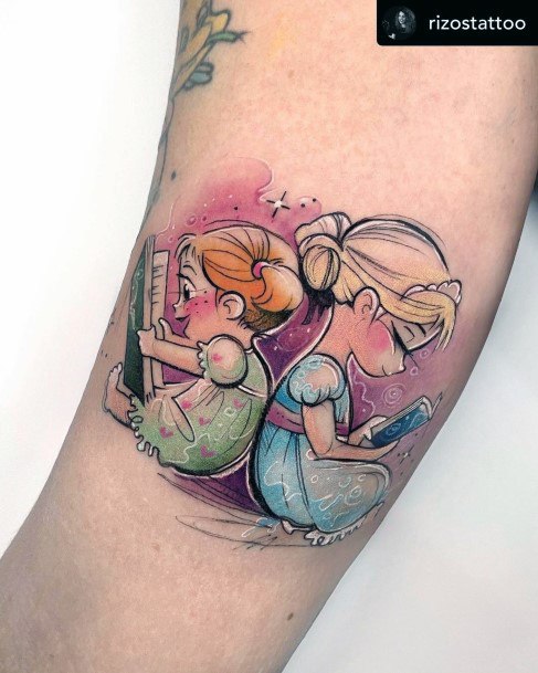 Feminine Frozen Tattoo Designs For Women