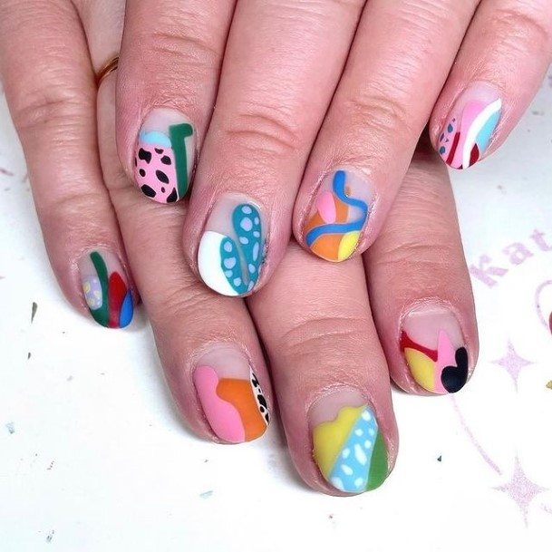 Feminine Funky Nail Designs For Women