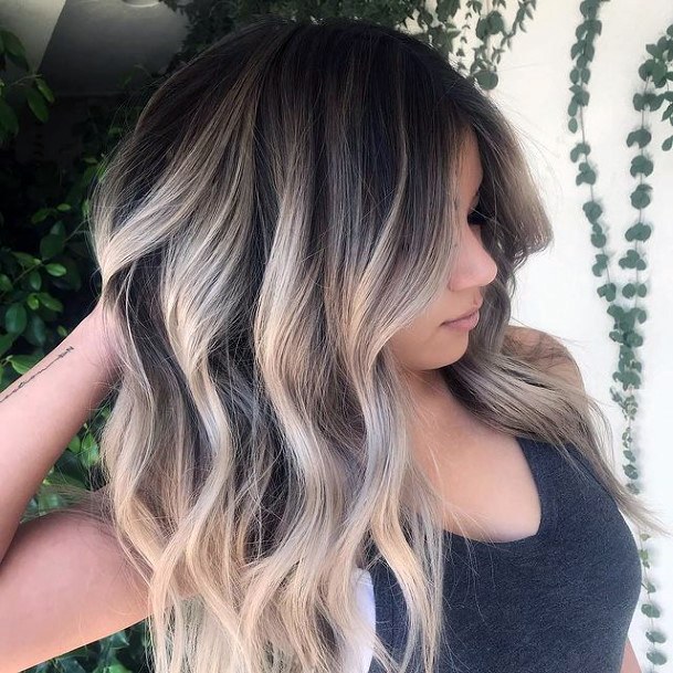 Feminine Girls Blonde Ombre Hairstyles Ideas