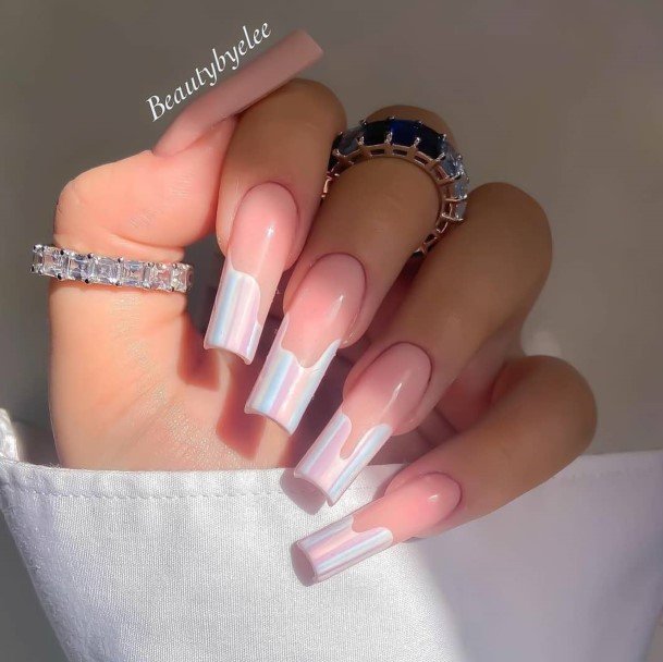 Feminine Girls Casual Nail Designs