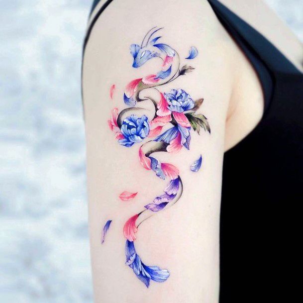 Feminine Girls Creative Tattoo Designs