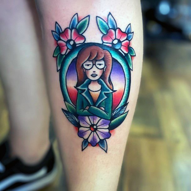 Feminine Girls Daria Tattoo Designs