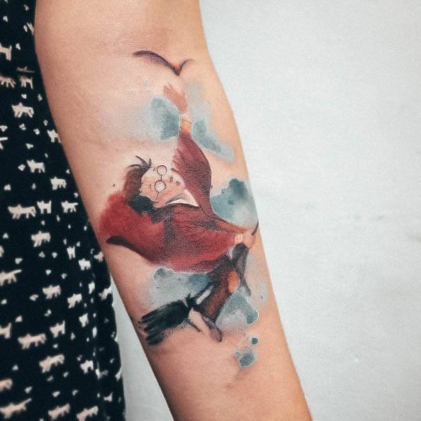 Feminine Girls Harry Potter Tattoo Designs