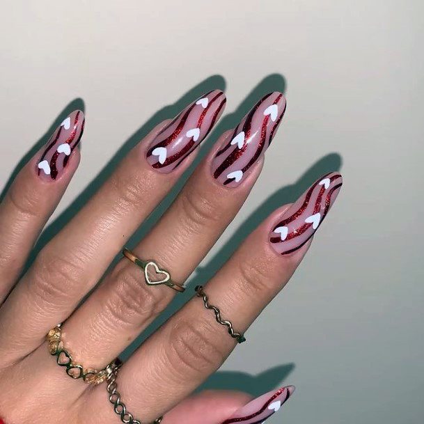 Feminine Girls Holiday Nail Designs