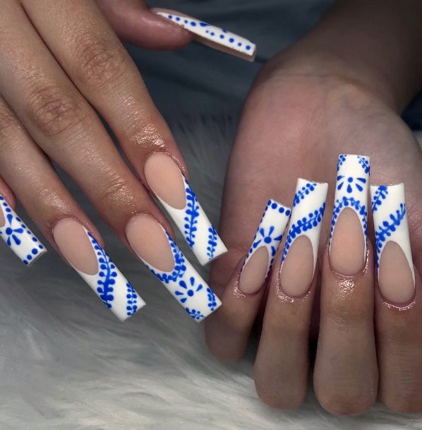 Feminine Girls Mexican Nail Designs