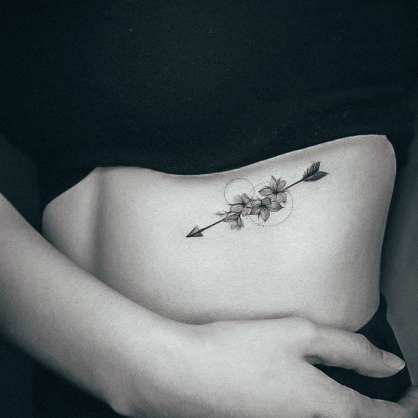 Feminine Girls Miniature Tattoo Designs