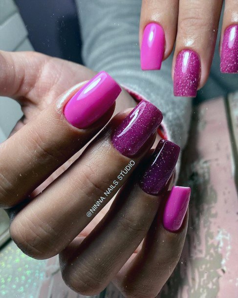 Feminine Girls Pink Dress Nail Designs