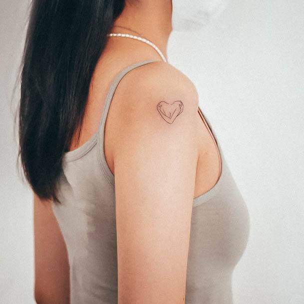 Feminine Girls Self Love Tattoo Designs