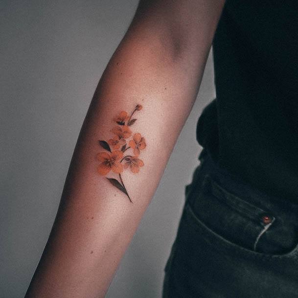 Feminine Girls Small Arm Tattoo Designs