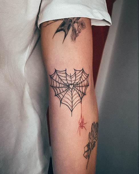 girl with black widow spider tattooTikTok Search