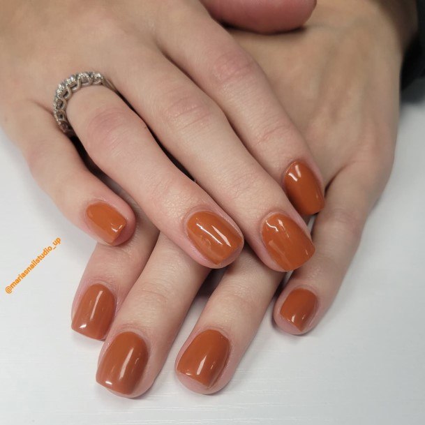 Feminine Girls Thanksgiving Nail Designs